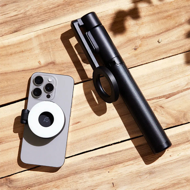 Adam Elements SELFIE Pro Wireless Bluetooth Tripod Selfie Stick & LED Light - Black