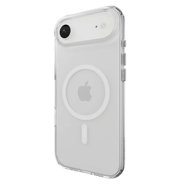 SwitchEasy Bright M Never Yellowing Protective Clear Case With MagSafe For iPhone AIR - Transparent White Ring