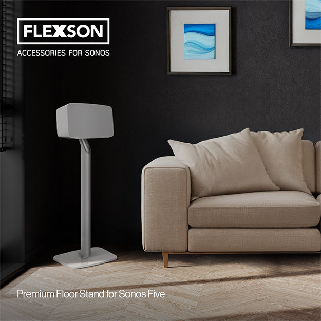 Flexson Premium Floor Stand For Sonos Five & Play:5