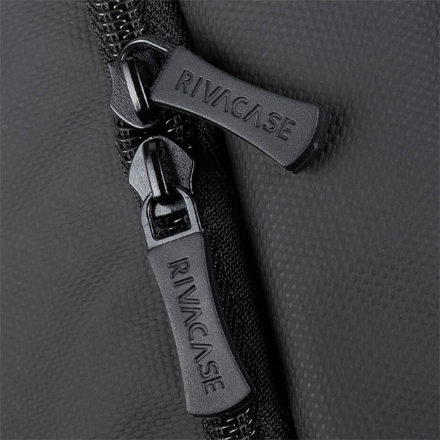 Rivacase 8465 Tegel Coated ECO Travel Business Backpack For Laptops Up To 17.3” - Black