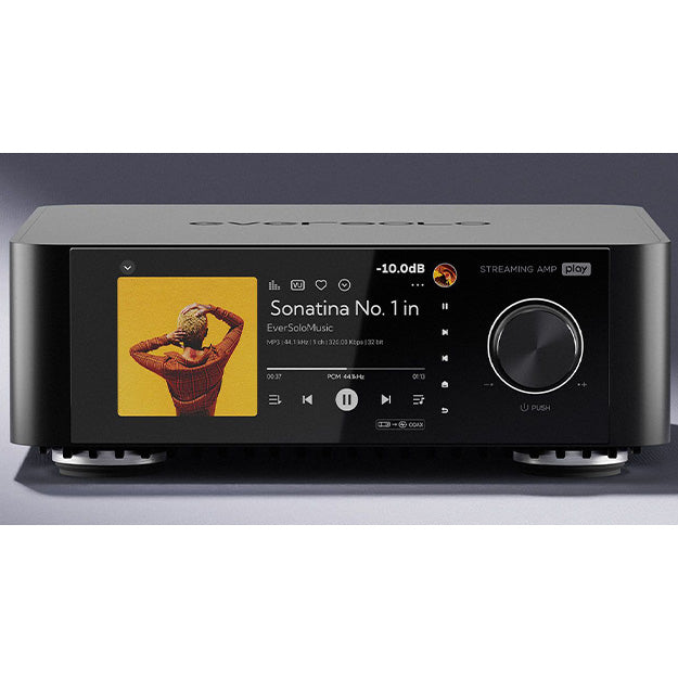 Eversolo Play CD All-In-One Music Streamer With Amplifier - Black