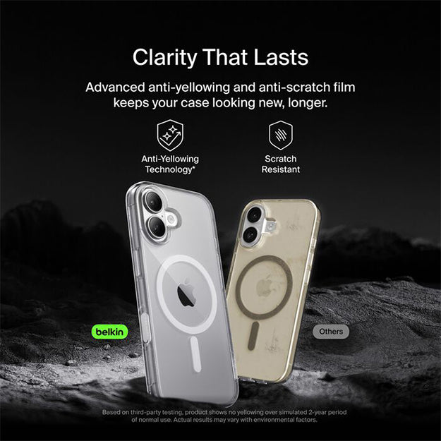 Belkin SheerForce Clear Case For iPhone 17 - Transparent