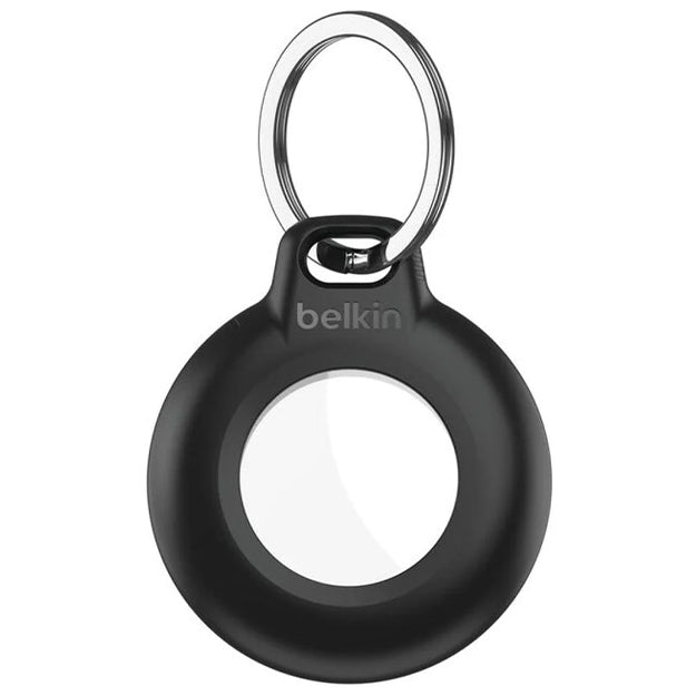 Belkin Waterproof Secure Holder With Key Ring For AirTag (2Pack) - Black