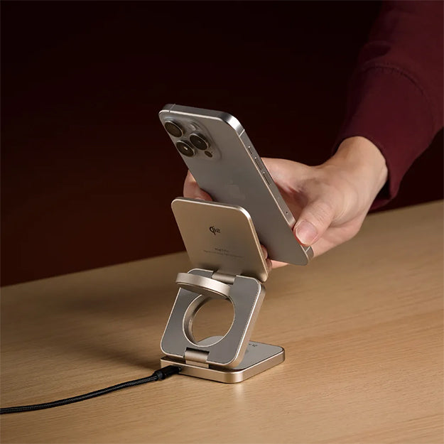 Adam Elements Mag 3 Pro Qi2 3-In-1 Foldable Charging Station