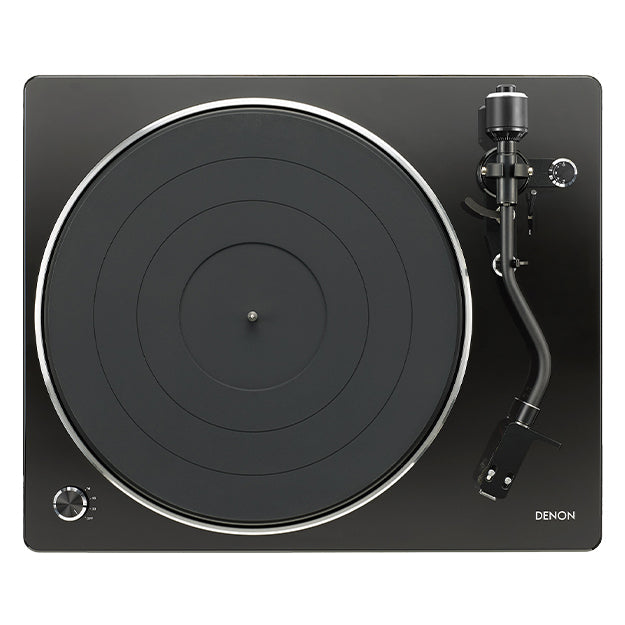 Denon DP-400 Premium Belt-Driven Hi-Fi Turntable - Black