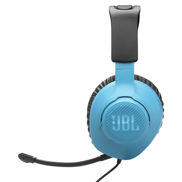 JBL Quantum 100N Wired Over-Ear Gaming Headset With Detachable Mic - Red/Blue
