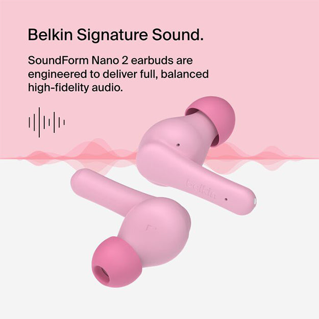 Belkin SoundForm Nano 2 Wireless In-Ear Earbuds For Kids