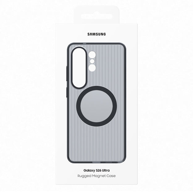 Samsung Galaxy S26 ULTRA Rugged Magnet Case - Black