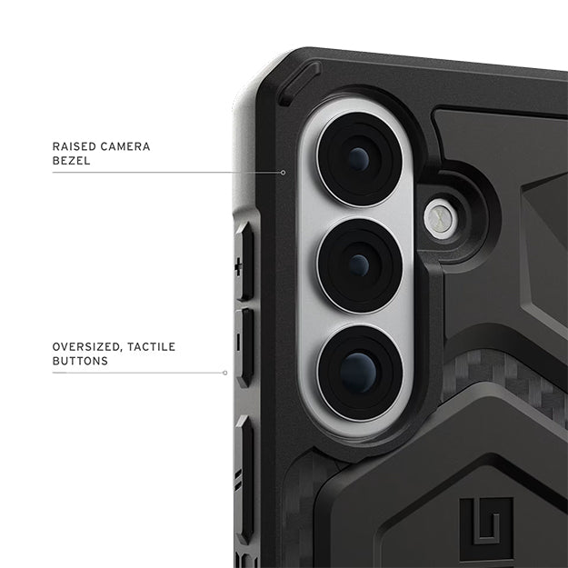 UAG Monarch Pro Rugged Case For Samsung Galaxy S26 - Carbon Fiber