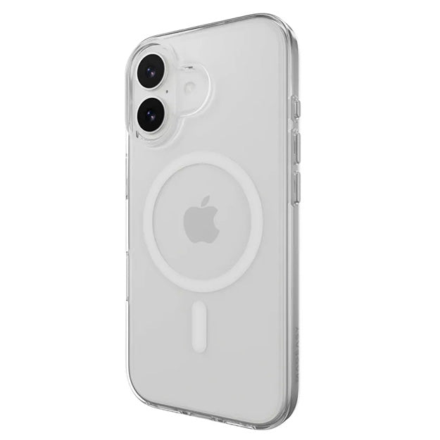 SwitchEasy Bright M Never Yellowing Protective Clear Case With MagSafe For iPhone 17 - Transparent White Ring