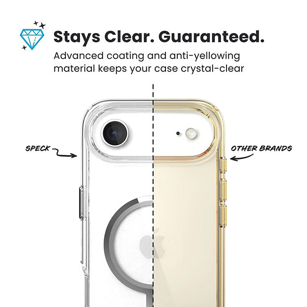 Speck Presidio Perfect-Clear Case With MagSafe For iPhone AIR - Clear