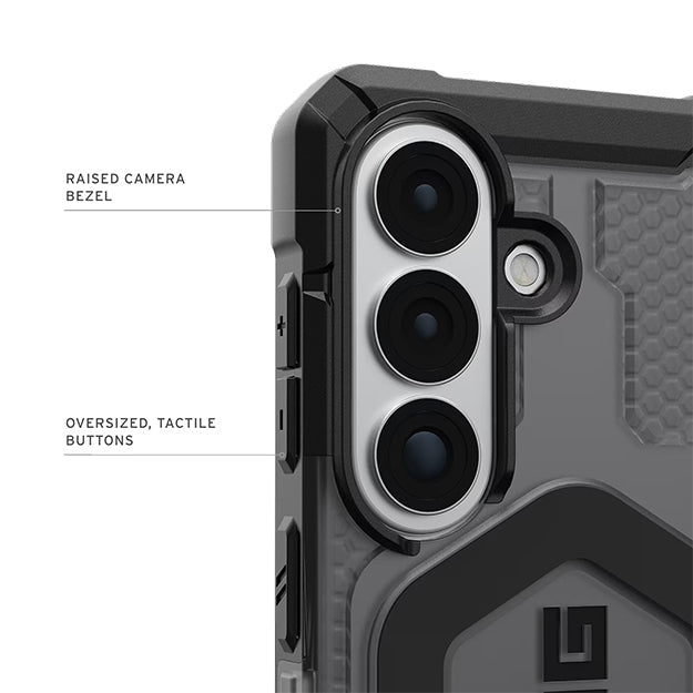 UAG Pathfinder Clear Rugged Case For Samsung Galaxy S26 - Ash/Black