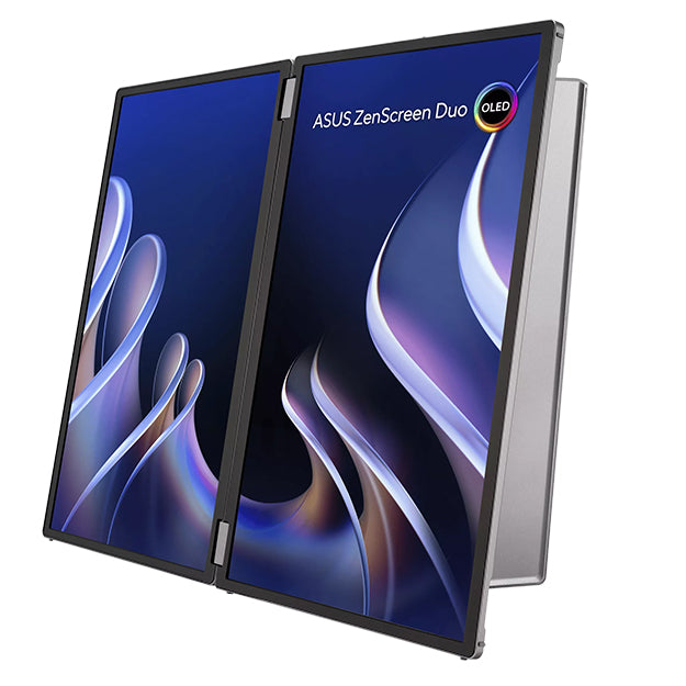 Asus ZenScreen Duo OLED MQ149CD 14" 360° Foldable Portable Monitor Dual - Silver