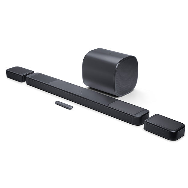 JBL BAR 1300MK2 11.1.4 Channel Soundbar With Detachable Surrounds, Dual 8” Subwoofer & Dolby Atmos - Black