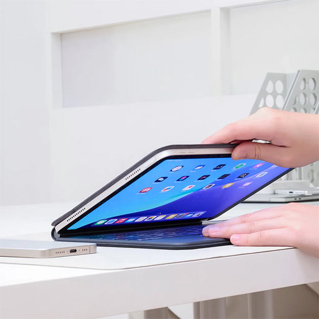 Adam Elements Matrix 12 iPad Magic Keyboard For iPad Air 13" M2 , Pro 12.9" (3rd - 6th Gen) - Black