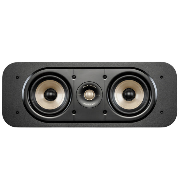 Polka Signature Elite ES30 High-Quality Center Channel Speaker - Black
