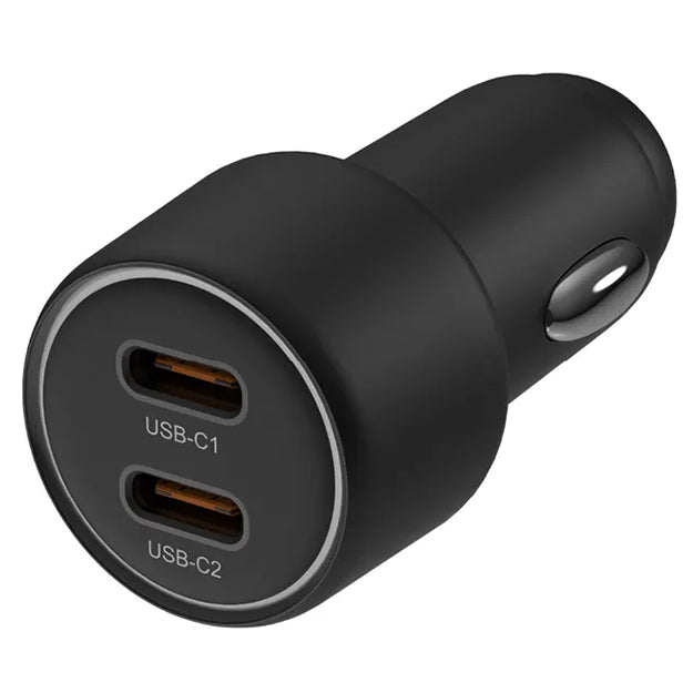 Adam Elements OMNIA C40 40W Fast Dual USB-C Car Charger - Black