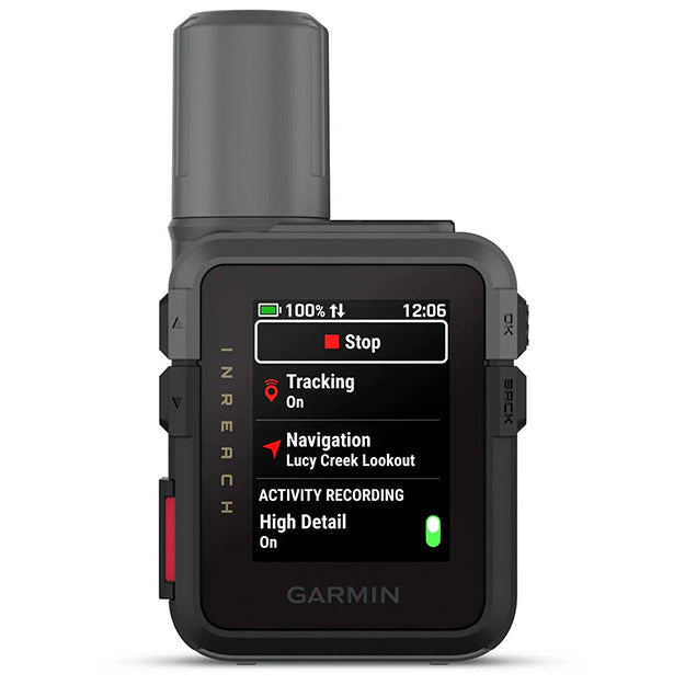 Garmin inReach Mini 3 Rugged Compact SOS Satellite Communicator With Touchscreen - Black & Grey