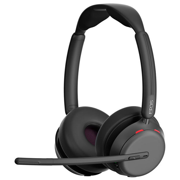 EPOS IMPACT 1060 ANC Double-Sided UC Wireless On-Ear Headset With BrainAdapt Technology - Black