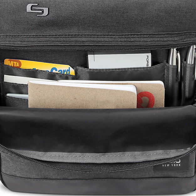 Solo New York Duane Hybrid 15.6" Briefcase Backpack - Grey