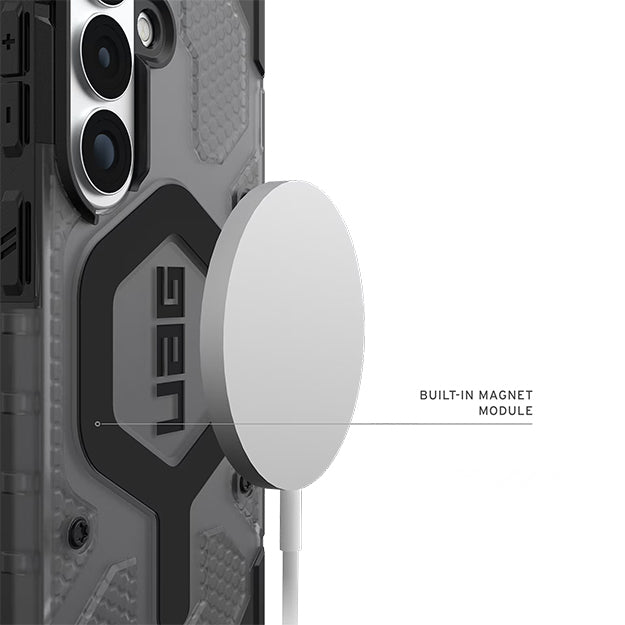 UAG Pathfinder Clear Rugged Case For Samsung Galaxy S26 - Ash/Black