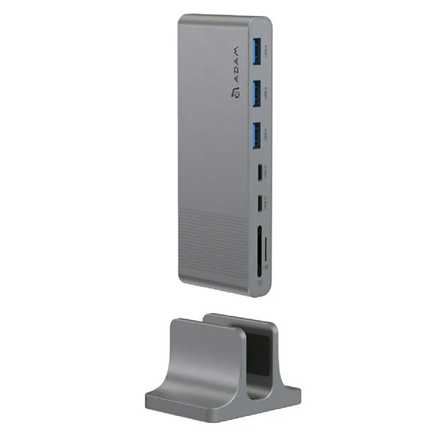 Adam Elements CASA HUB Pro S USB-C 12-in-1 Multi-Function Hub - Grey