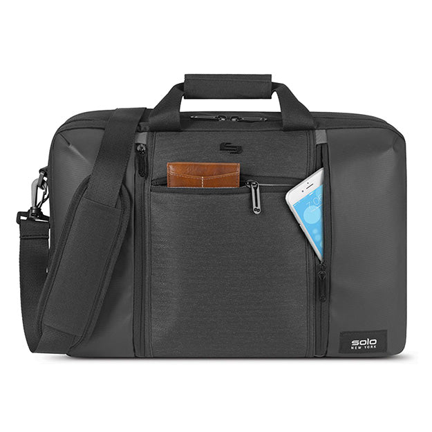 Solo New York GRV702 Highpass Hybrid Backpack / Briefcase For 15.6"Laptops - Black