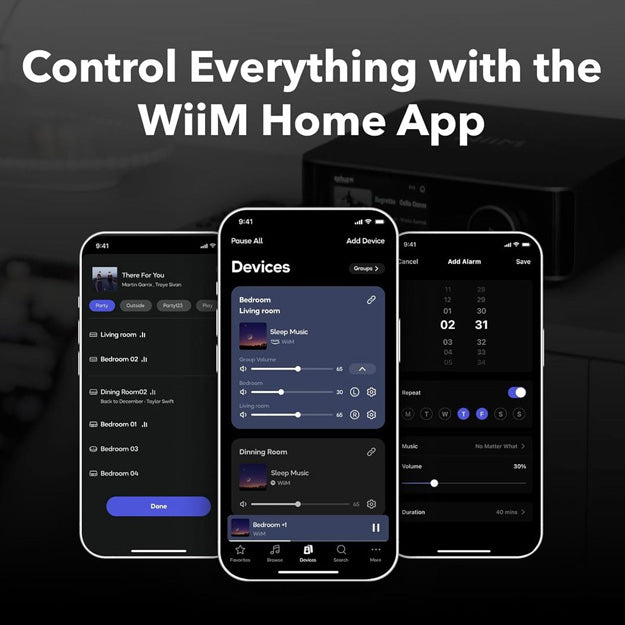 WiiM Amp Ultra Advanced Streaming Amplifier - Space Grey