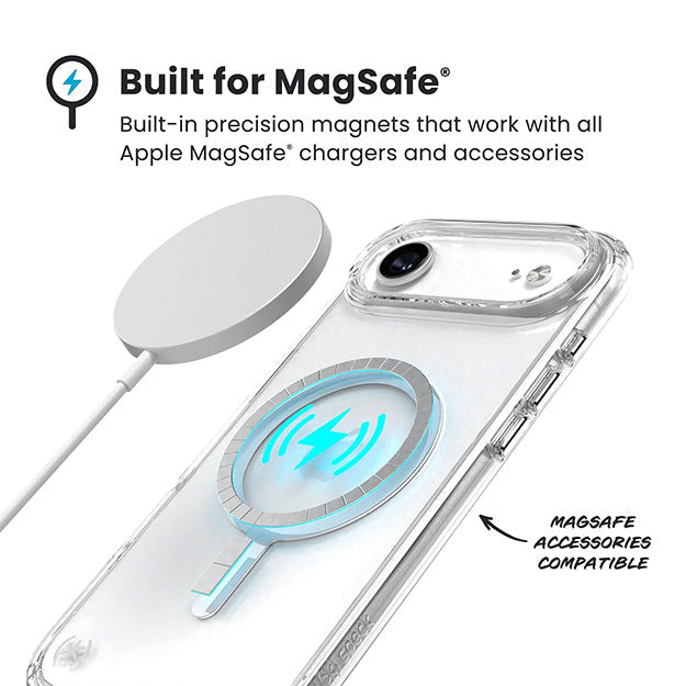 Speck Presidio Perfect-Clear Case With MagSafe For iPhone AIR - Clear
