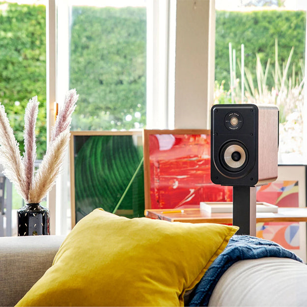 Polk Signature Elite ES15 High Quality Compact Bookshelf Speakers - Black