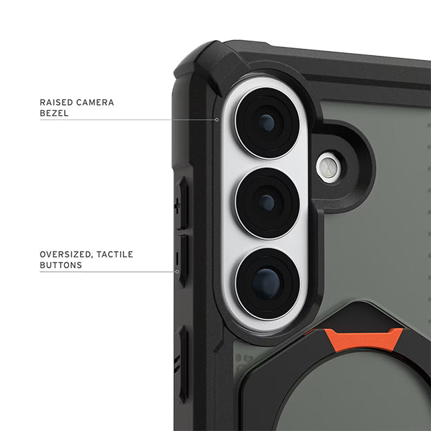 UAG Plasma XTE Rugged Case For Samsung Galaxy S26 - Black/Orange