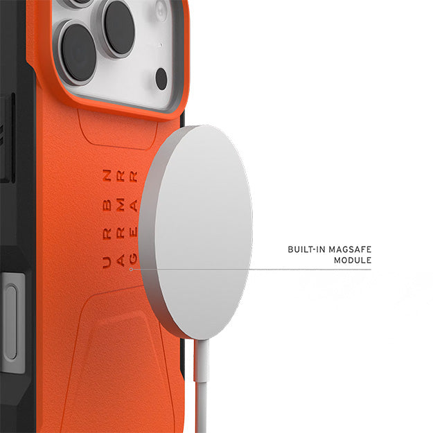 UAG Exclusive Civilian MagSafe Case For Apple iPhone 18 PRO MAX / 17 PRO MAX - Orange