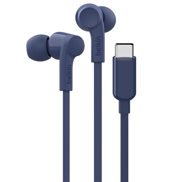 Belkin SoundForm USB-C Wired in-Ear Earbuds With Adjustable Volume Limiter
