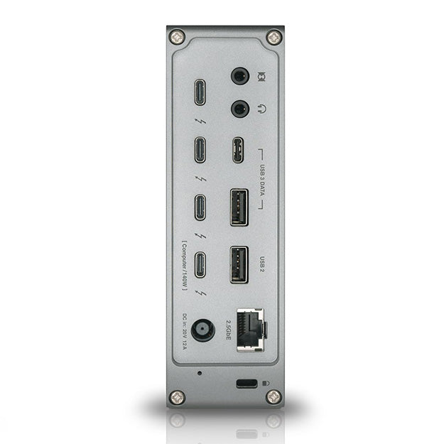 CalDigit TS5 Thunderbolt 5 Dock With 0.5m Braided TBT5 Cable & 240W PSU - Space Grey