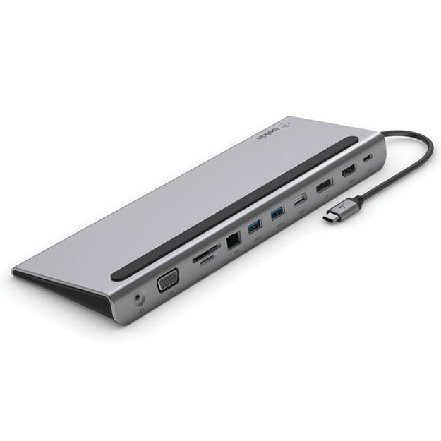 Belkin Connect USB-C 11-In-1 Multiport Dock - Silver
