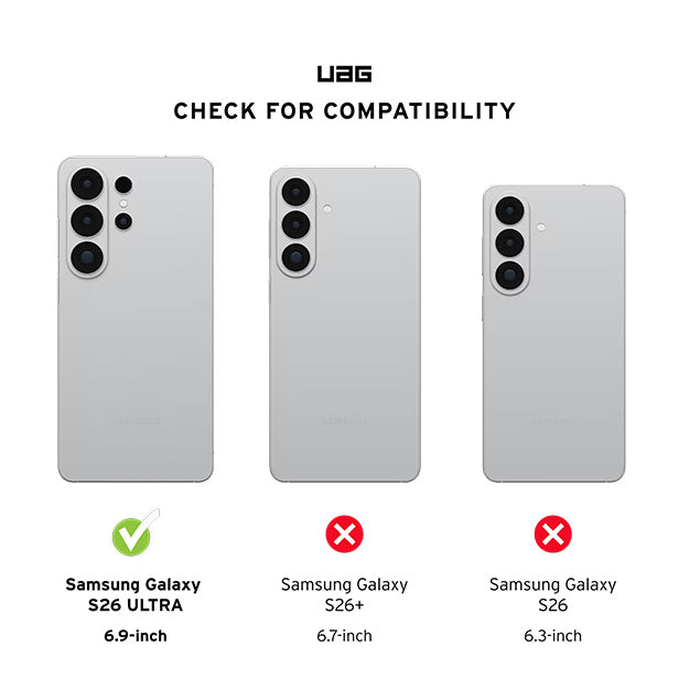 UAG Scout Clear For Samsung Galaxy S26 ULTRA - Ice/White