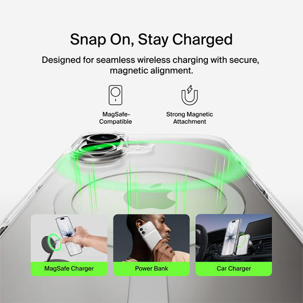 Belkin SheerForce Clear Case For iPhone 17 - Transparent