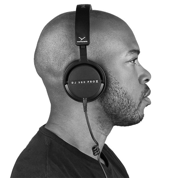 Beyerdynamic DJ 300 PRO X Professional 2-in-1 DJ On-Ear Wired Headphones - Black