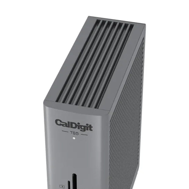 CalDigit TS5 Thunderbolt 5 Dock With 0.5m Braided TBT5 Cable & 240W PSU - Space Grey