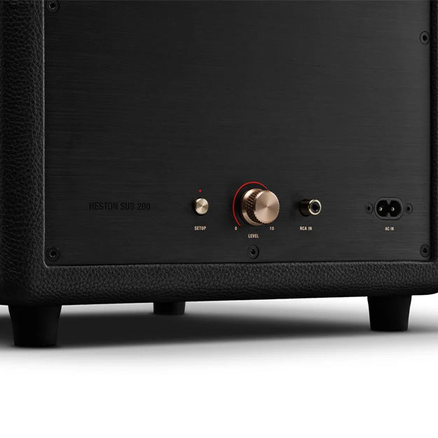 Marshall Heston Sub 200 5.25" Dual Subwoofer - Black & Brass