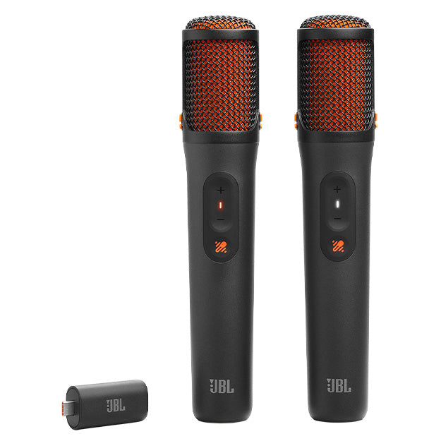 JBL Easy Sing AI Karaoke Wireless Mic & Receiver (2 Pack) - Black