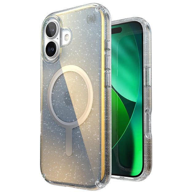 Speck Presidio Lux Glitter Case With MagSafe For iPhone 17