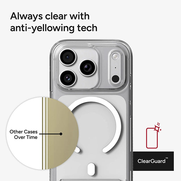 Zagg Crystal Palace Snap MagSafe Case With KickStand For Apple iPhone 18 PRO MAX / 17 PRO MAX - Clear