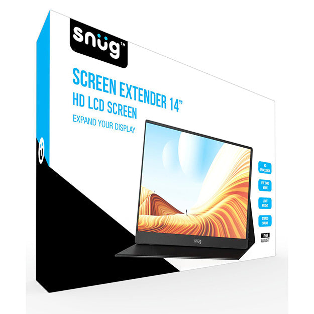 Sung Screen Extender 14” HD LCD Screen - Black