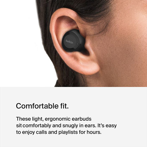 Belkin SoundForm Bolt Wireless In-Ear Earbuds - Black