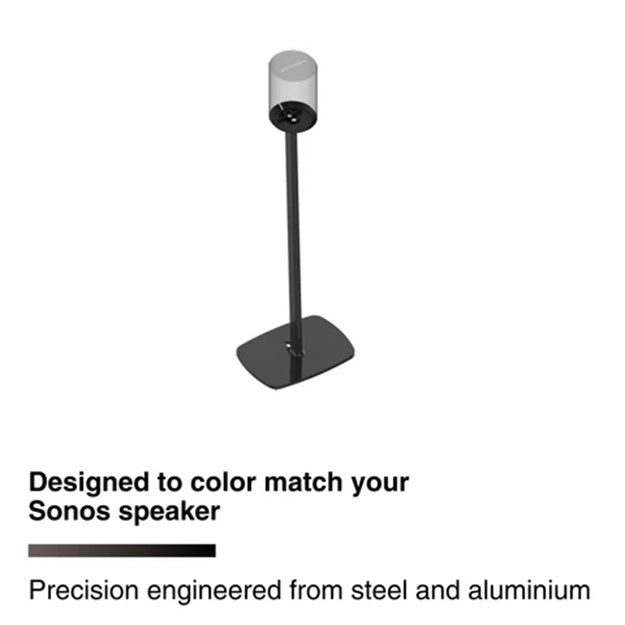 Flexson Floor Stand for Sonos Era 100 Speaker - Black (Unboxed Deal)