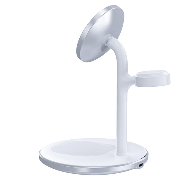 Choetech Fast Wireless 3 In 1 Magnetic Charging Stand T585-F 15W – White
