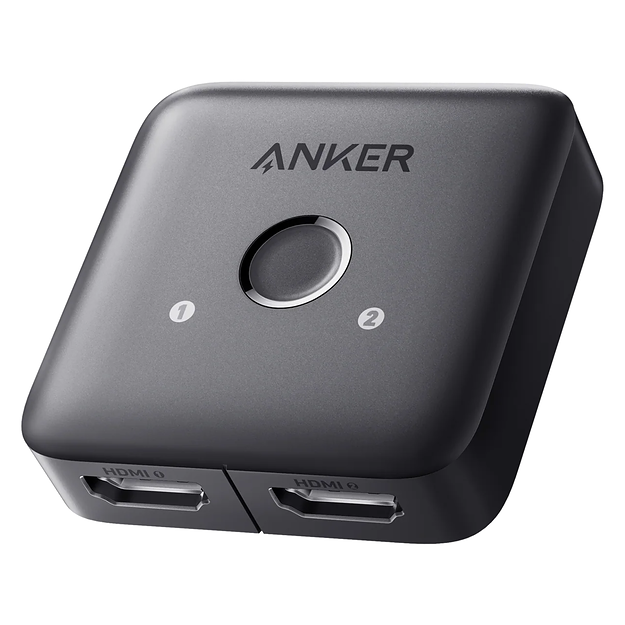 Anker HDMI Switch (2 in 1 Out, 4K HDMI) - Grey