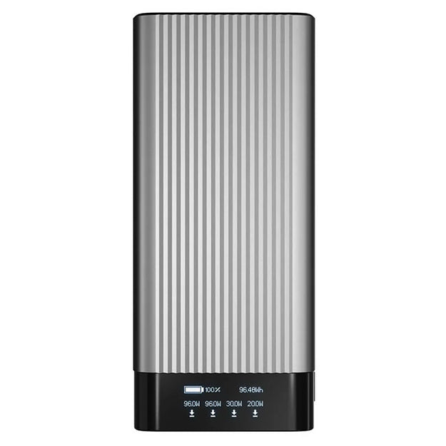 HyperJuice 245W USB-C 100Wh Battery Pack - Black & Silver