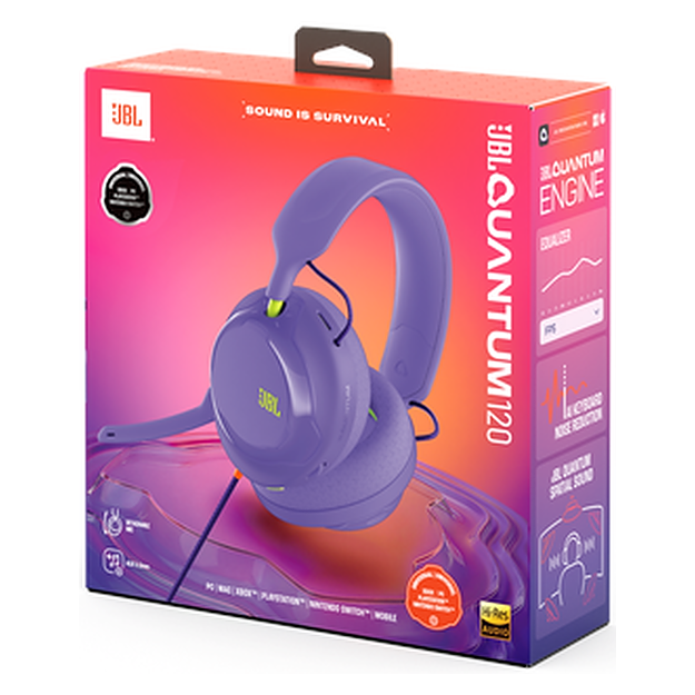 JBL Quantum 120 Wired Over-Ear Multiplatform Gaming Headset
